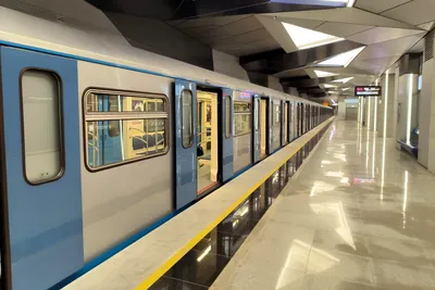 В московском метро запустили посвященный национальным проектам поезд