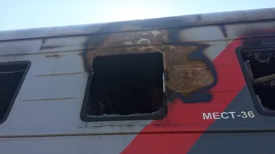 В Воронежской области загорелся поезд Томск – Анапа