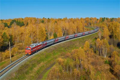 Осень. Поезд Томск - Анапа
