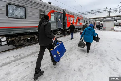 Поезд №346 «Адлер – Нижневартовск» застрял на морозе под Челябинском