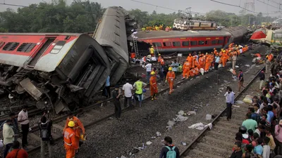 В Индии отменили почти 50 поездов из-за столкновения составов в Одише - РИА  Новости, 03.06.2023