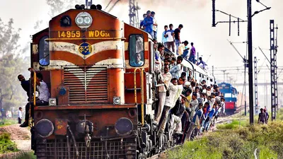 Train to Hell! Trains On Which You Will Not Go! Shock and Thresh in India.  - YouTube