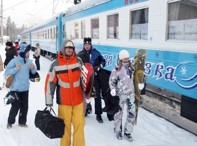 Туристический поезд «Зимняя сказка» приглашает в Шерегеш - Подробности -  info.sibnet.ru