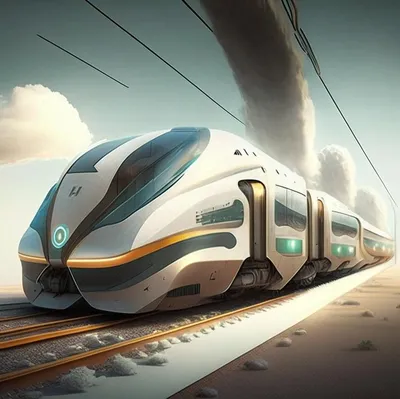 Концепт поезда будущего Idea Train. | Пикабу