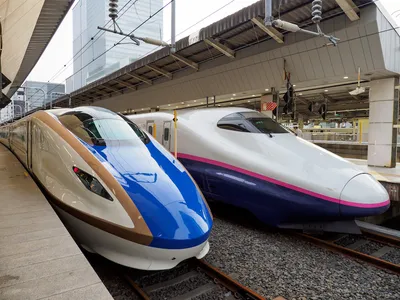 Скоростной поезд Shinkansen, Япония - «Самые быстрые поезда в мире» | отзывы