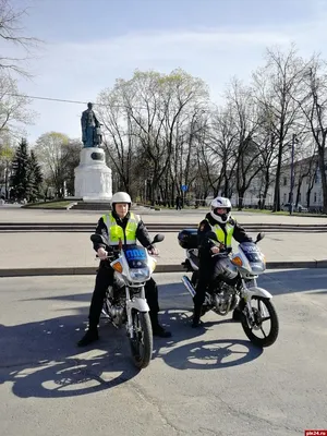 Фото полицейского мотоцикла в HD качестве