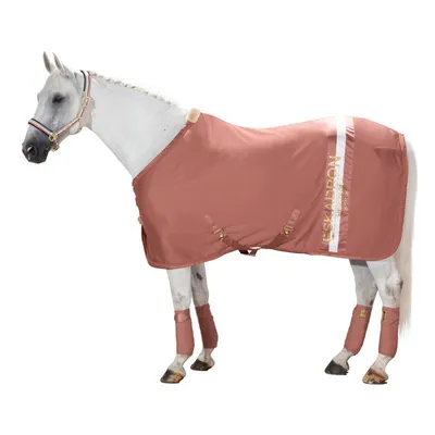 Попона прогулочная для лошади с капором SHIRES BRIDLEWAY \"Ontario\", 600D,  220g, 145, принт лошади (Великобритания) — купить в интернет-магазине по  низкой цене на Яндекс Маркете