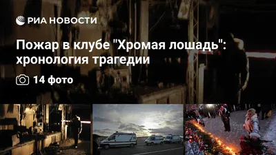 Дамы и господа, мы горим!»: годовщина пожара в «Хромой лошади» // Новости  НТВ