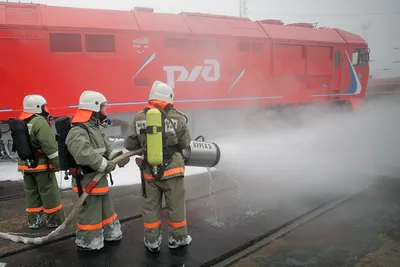 Пожарные поезда КрасЖД в Хакасии находятся в режиме повышенной готовности -  НИА-Хакасия