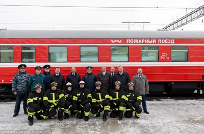 В Красноярском крае пожарный поезд спас от лесного пожара целый поселок -  KP.RU