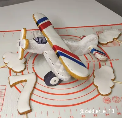 3D Самолет - купить формы для печенья и имбирных пряников по выгодной цене  | Чудоформочки - формы и трафареты для имбирных пряников