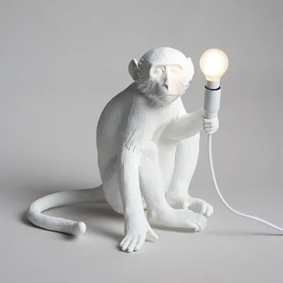 Настольная лампа Обезьяна Monkey Table Lamp от Seletti - купить в интернет  магазине дизайнерских светильников в Москве и СПб недорого
