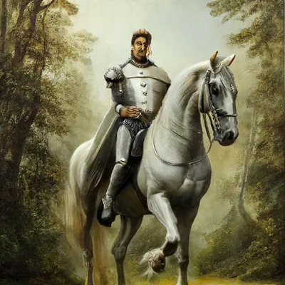 Принц на коне - Раскраски от сайта В мире сказки!