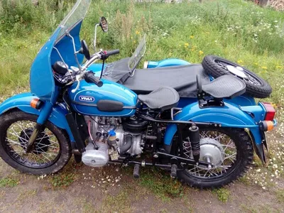 Full HD фотография мотоцикла Урала 8 103 в движении