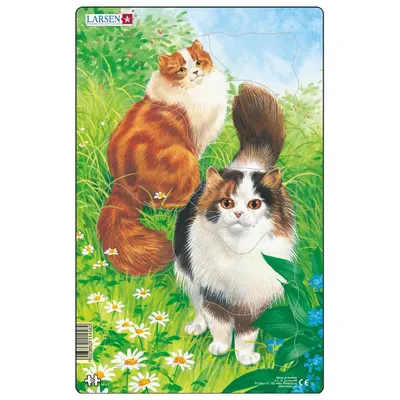 Картина на холсте для интерьера - Пушистые коты, художница Ким Хаскинс  70х100 см - купить по низкой цене в интернет-магазине OZON (1271738012)