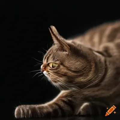 Радостный кот на двух лапках идет …» — создано в Шедевруме