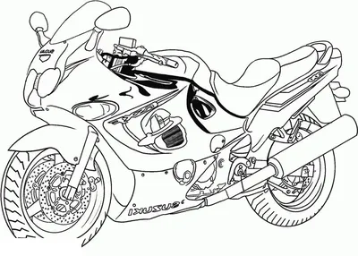 Раскраска мотоцикла: новые фоны для вашего устройства