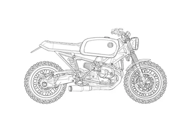 Стильные и оригинальные раскраски мотоциклов