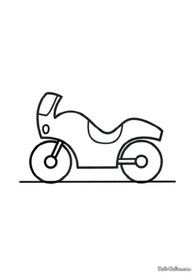 Рисунок мотоцикла в хорошем качестве для обоев на рабочий стол