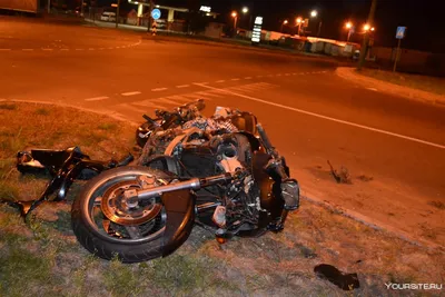 Искусство в разрушении: фотографии разбитых мотоциклов