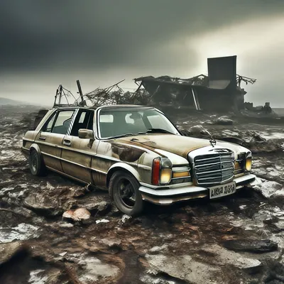 В Дубайях обнаружен разбитый Mercedes ML-Class Brabus (11 фото+видео)