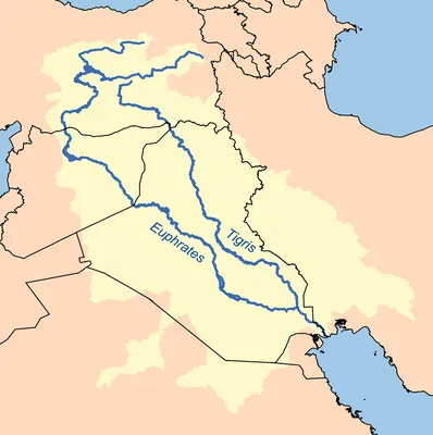 Куда впадают реки Тигр и Евфрат и другие факты об этих реках | Человек и  мир | Дзен