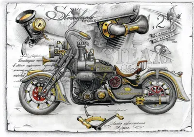 2. Картинки ретро мотоциклов: выберите размер и формат для загрузки