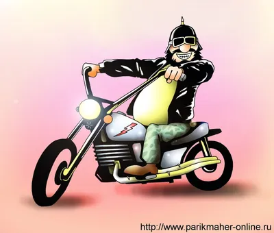Знакомство с мастерами искусства: рисунки на мотоциклах