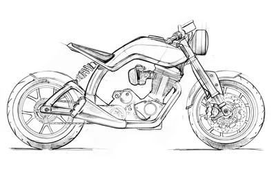 Загадочные рисунки на мотоциклах, раскрывающие свой собственный сюжет