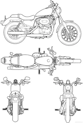 Очарование и адреналин: рисунки на мотоциклах, запечатлеленные на фото