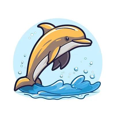 Рисунок дельфин раскраска - 53 фото