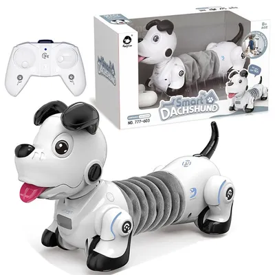 Игрушечный интерактивный щенок на дистанционном управлении со звуком,  интерактивная собака робот GRACE HOUSE 14301015 купить в интернет-магазине  Wildberries