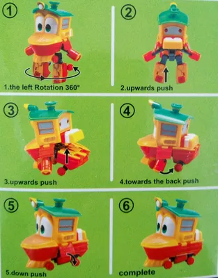 Купить 4 шт./компл. робот-поезда-трансформеры аниме фигурки игрушка ПВХ RT  Кей Альф Дюк поезд автомобиль детский подарок | Joom