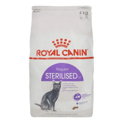 Купить сухой корм для кошек Royal Canin для стерилизованных, 4 кг, цены на  Мегамаркет | Артикул: 100013205594