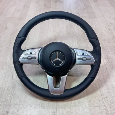 Оплетка на руль Mercedes Benz S-classe W 220 (Мерседес Бенц С-класс 220),  М(37-39см), Черно-белая - купить по доступным ценам в интернет-магазине  OZON (632169011)