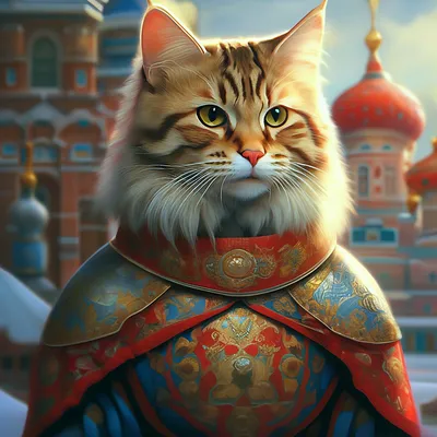 Русский кот» — создано в Шедевруме