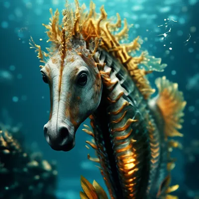 Рыба конь» — создано в Шедевруме