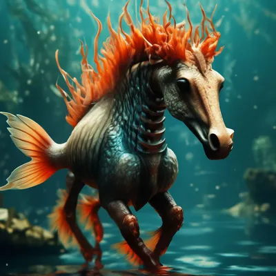 Рыба конь» — создано в Шедевруме