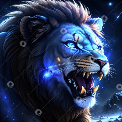 Рычащий лев» — создано в Шедевруме