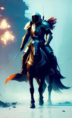 Рыцарь на лошади стоковое изображение. изображение насчитывающей возраст -  30923033