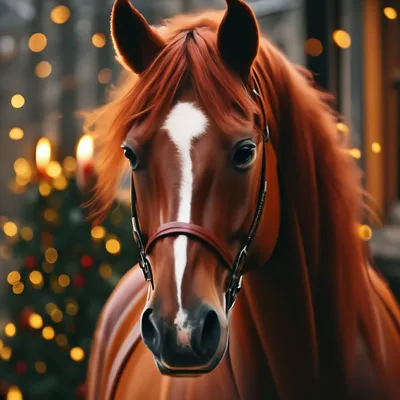 Рыжая лошадь рисунок - 67 фото