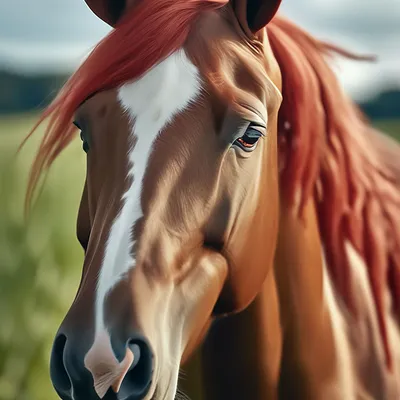 рыжая лошадь весной стоковое фото. изображение насчитывающей лужок -  216936182