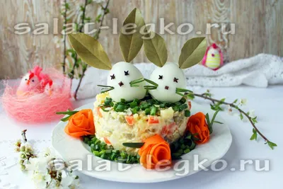 Новогодний салат Кость в Год Собаки рецепт фото пошагово и видео - 1000.menu