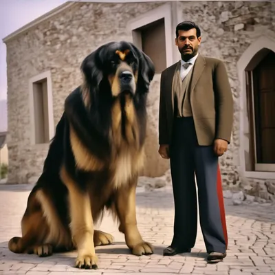 Самая большая собака в мире, 198 см…» — создано в Шедевруме