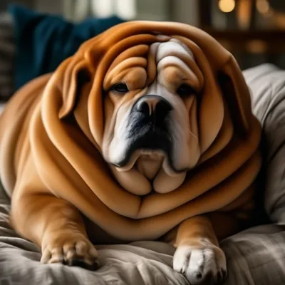 Самой толстой собаке в мире удалось похудеть на 25 килограммов