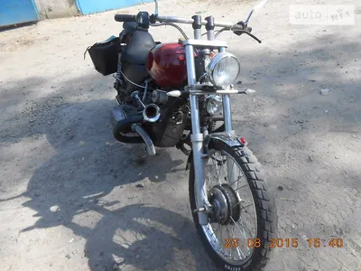 HD фотография самодельного мотоцикла для обоев