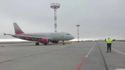 Собранная модель самолета Airbus A-319 1/144