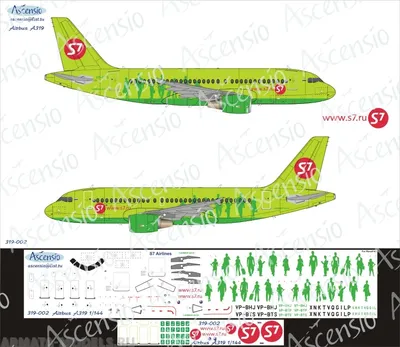 Самолёт Airbus A-319: схема багажно-грузовых отсеков ⇔ SPB Logistic