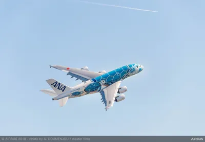 Авиационная Модель самолета Airbus A380-800 Emirates 1:400