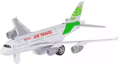 Детский игрушечный самолет Аэрофлот аэробус A380 23*6*8см (id 108307208),  купить в Казахстане, цена на Satu.kz